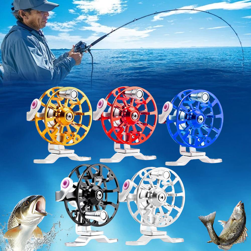 Ice Fishing Reel - 미니 풀 메탈 낚시 릴 휴대용