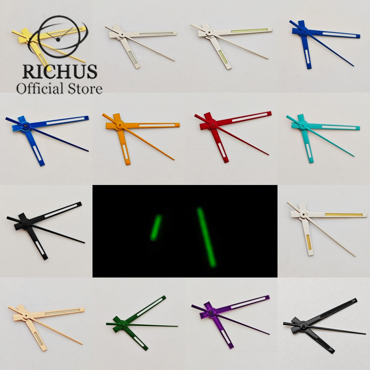 Reel Case - RICHUS 스카이 블루 오렌지 퍼플 실버