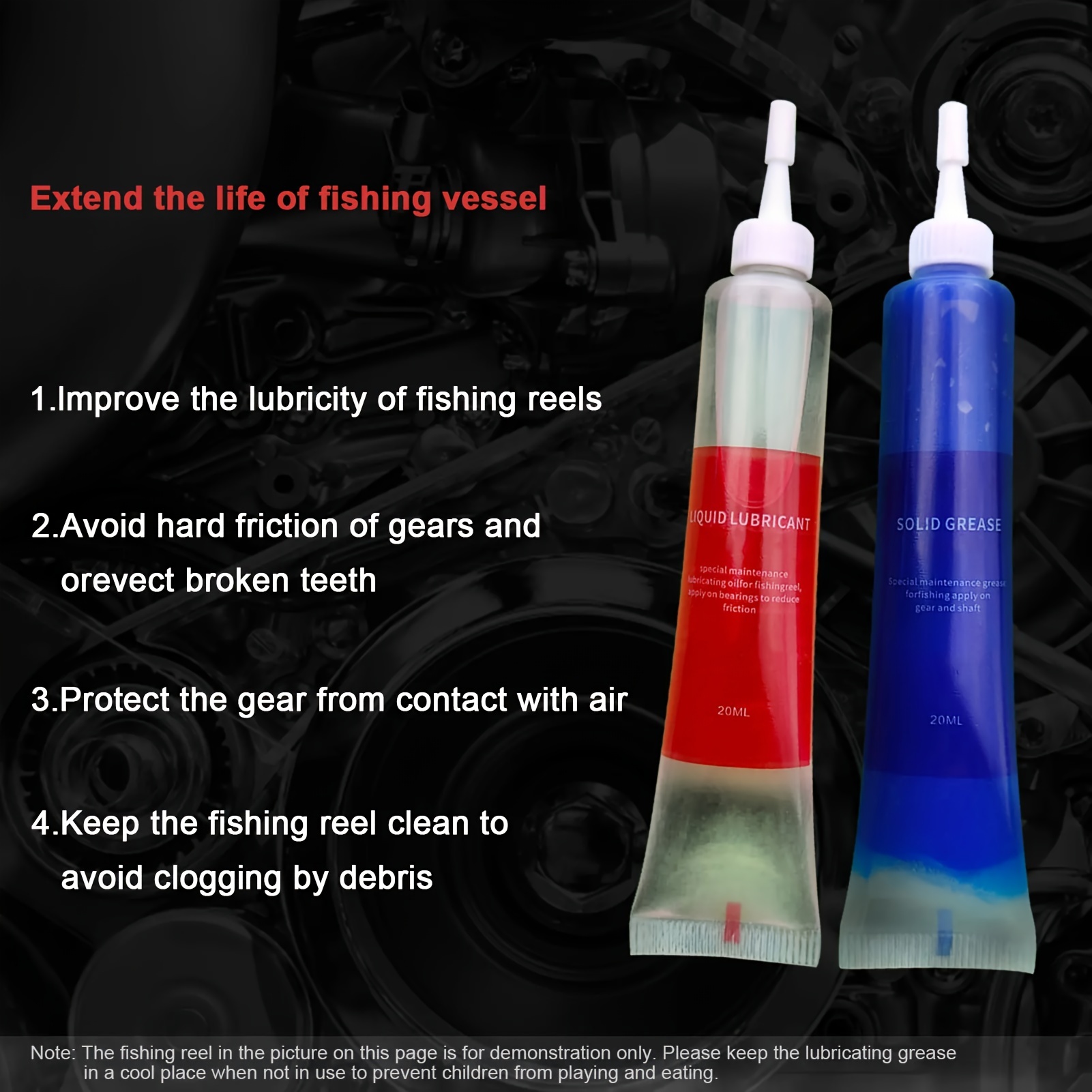 4개입 낚시 릴 유지보수 키트 낚시 릴 보호용 그리스  - Reel Lubricant 리뷰 및 가격